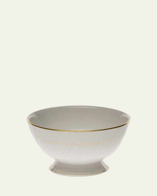 Golden Edge Footed Bowl
